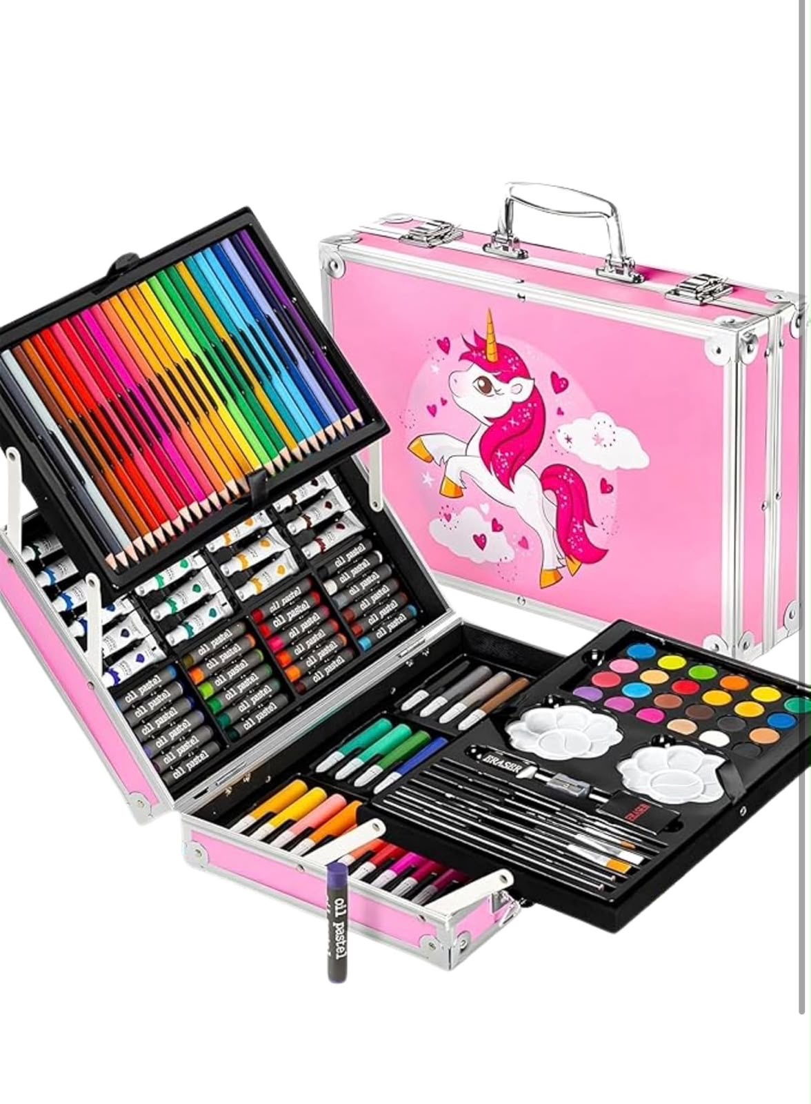 IGNITE GEDGETS Magical Unicorn Deluxe Art & Drawing Suitcase Set