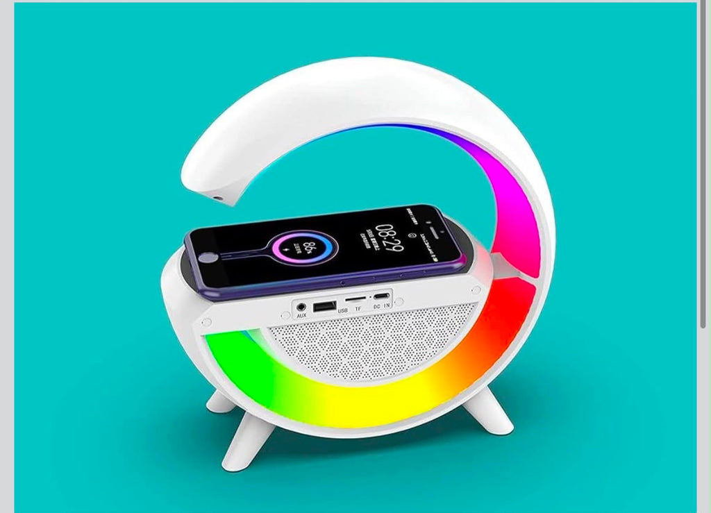 IGNITE GEDGETS G-Lamp 15W Fast Wireless Charger & Bluetooth Speaker