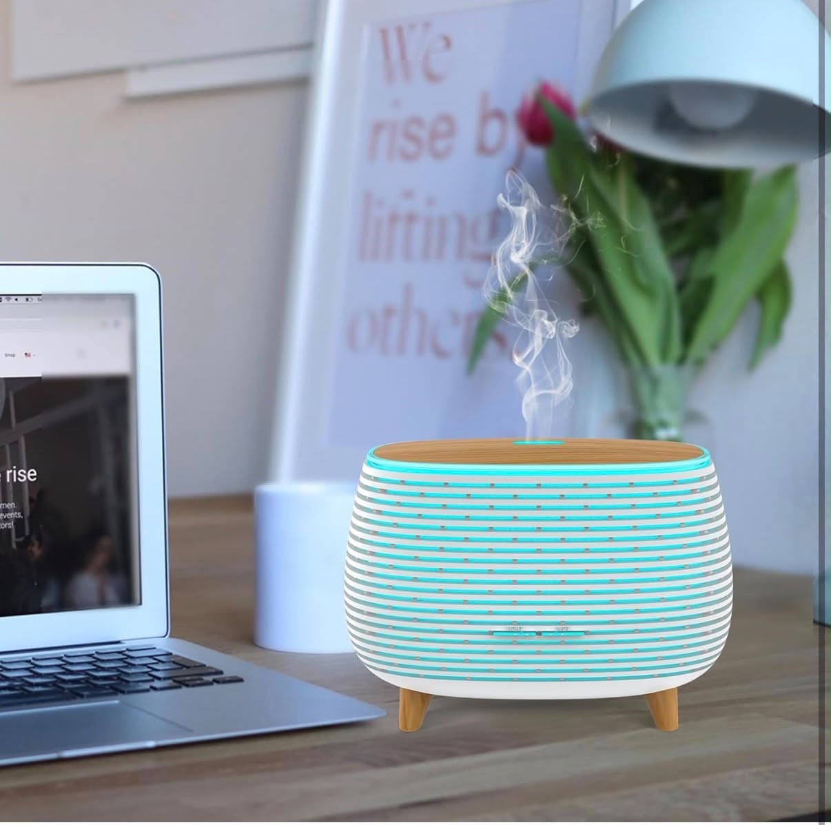 IGNITE GEDGETS ChromaWeave Ultrasonic Aroma Diffuser