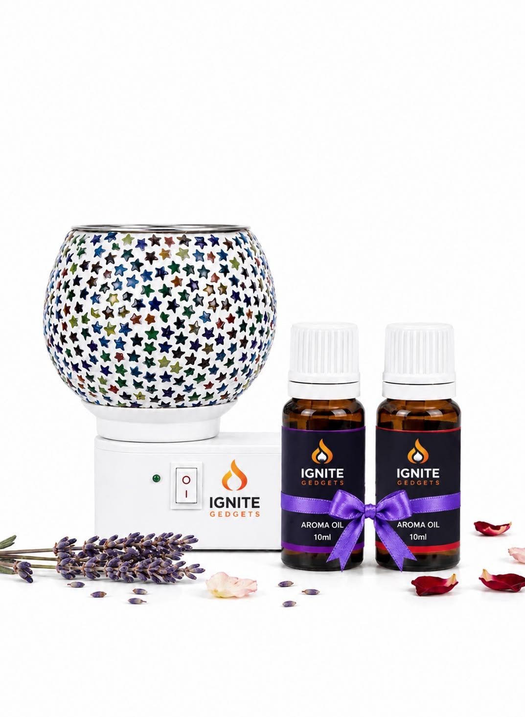 IGNITE GEDGETS Mosaic Prism Glass Aroma Diffuser