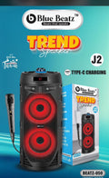 IGNITE GEDGETS Blue Beatz J2 Portable Karaoke Party Speaker with ECO Mic