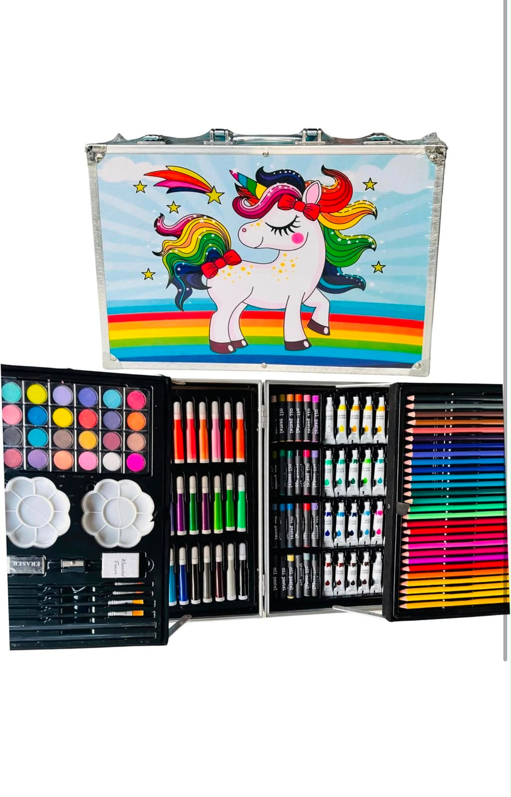 IGNITE GEDGETS Magical Unicorn Deluxe Art & Drawing Suitcase Set