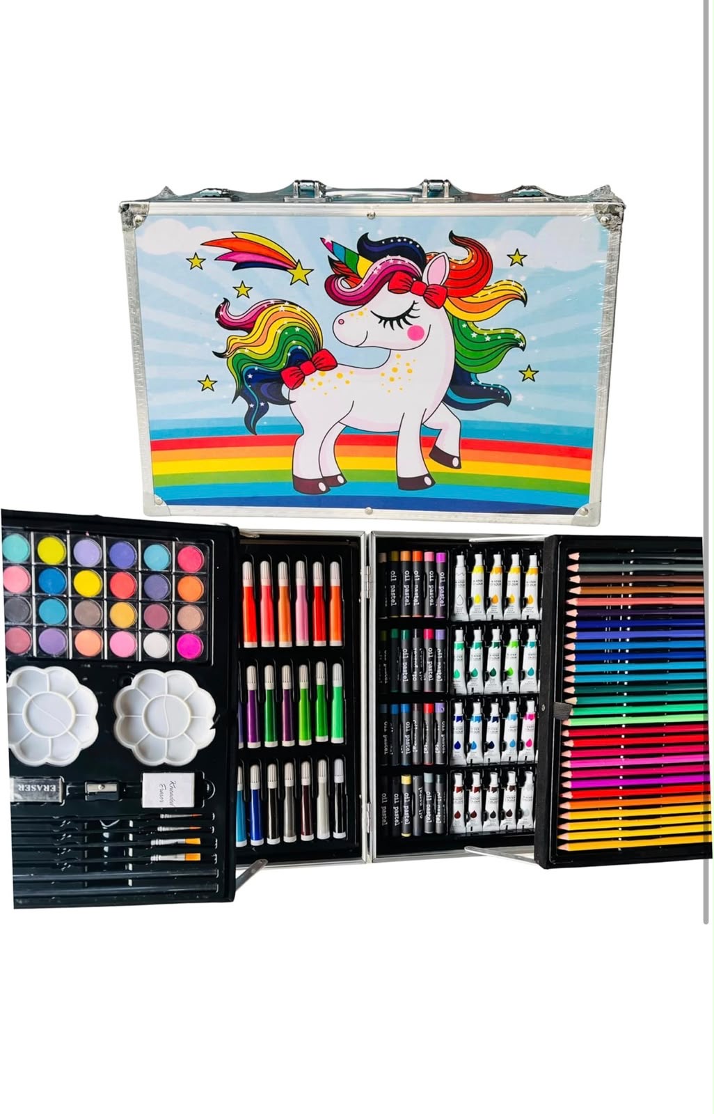 IGNITE GEDGETS Magical Unicorn Deluxe Art & Drawing Suitcase Set