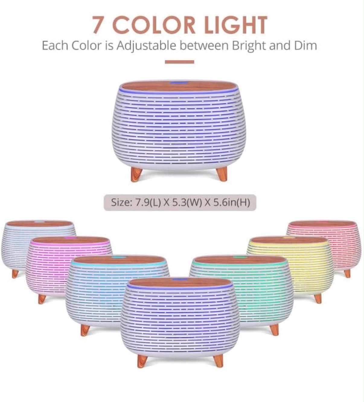 IGNITE GEDGETS ChromaWeave Ultrasonic Aroma Diffuser