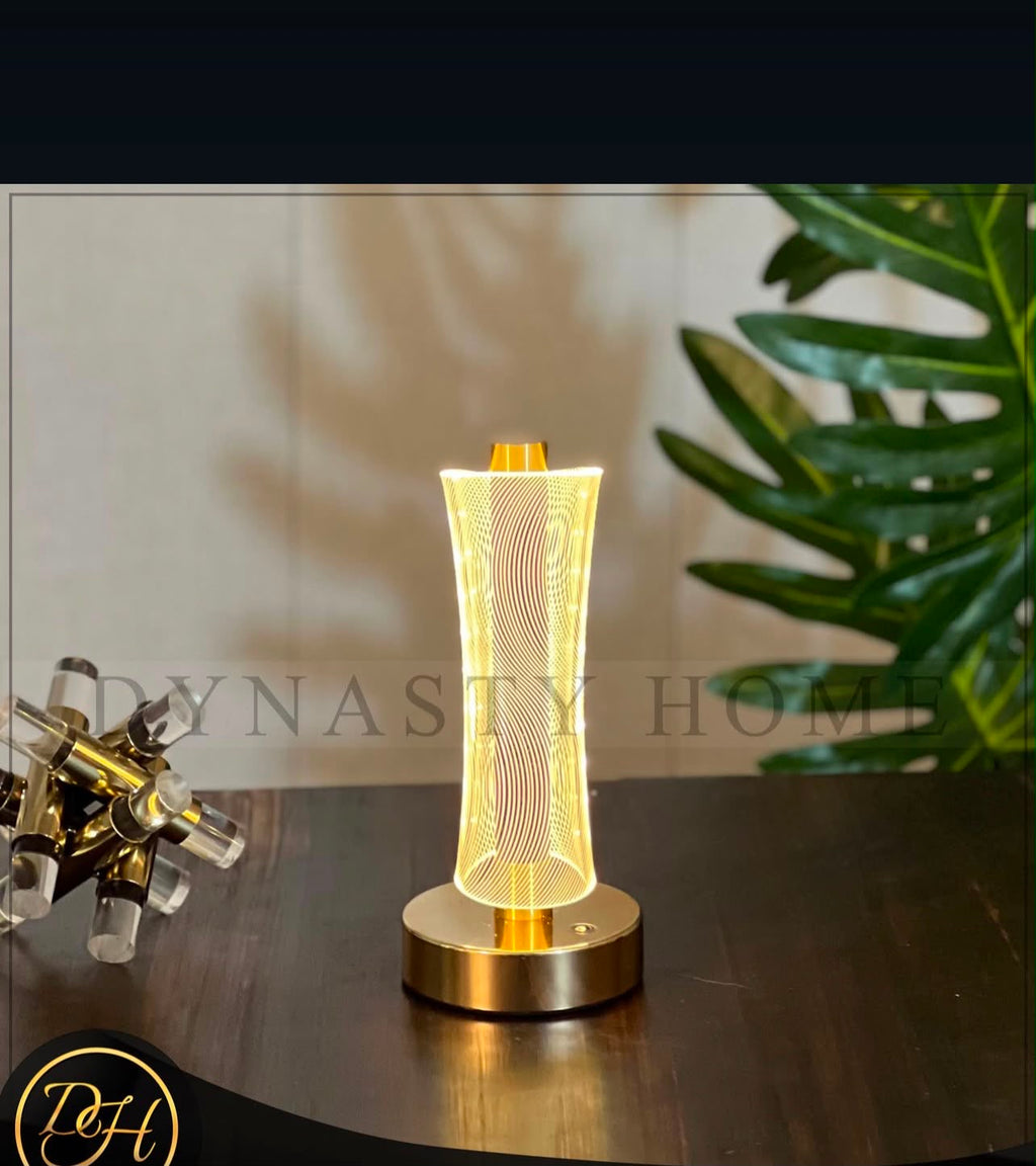 IGNITE GEDGETS LuxeGlow Acrylic Crystal Touch Table Lamp