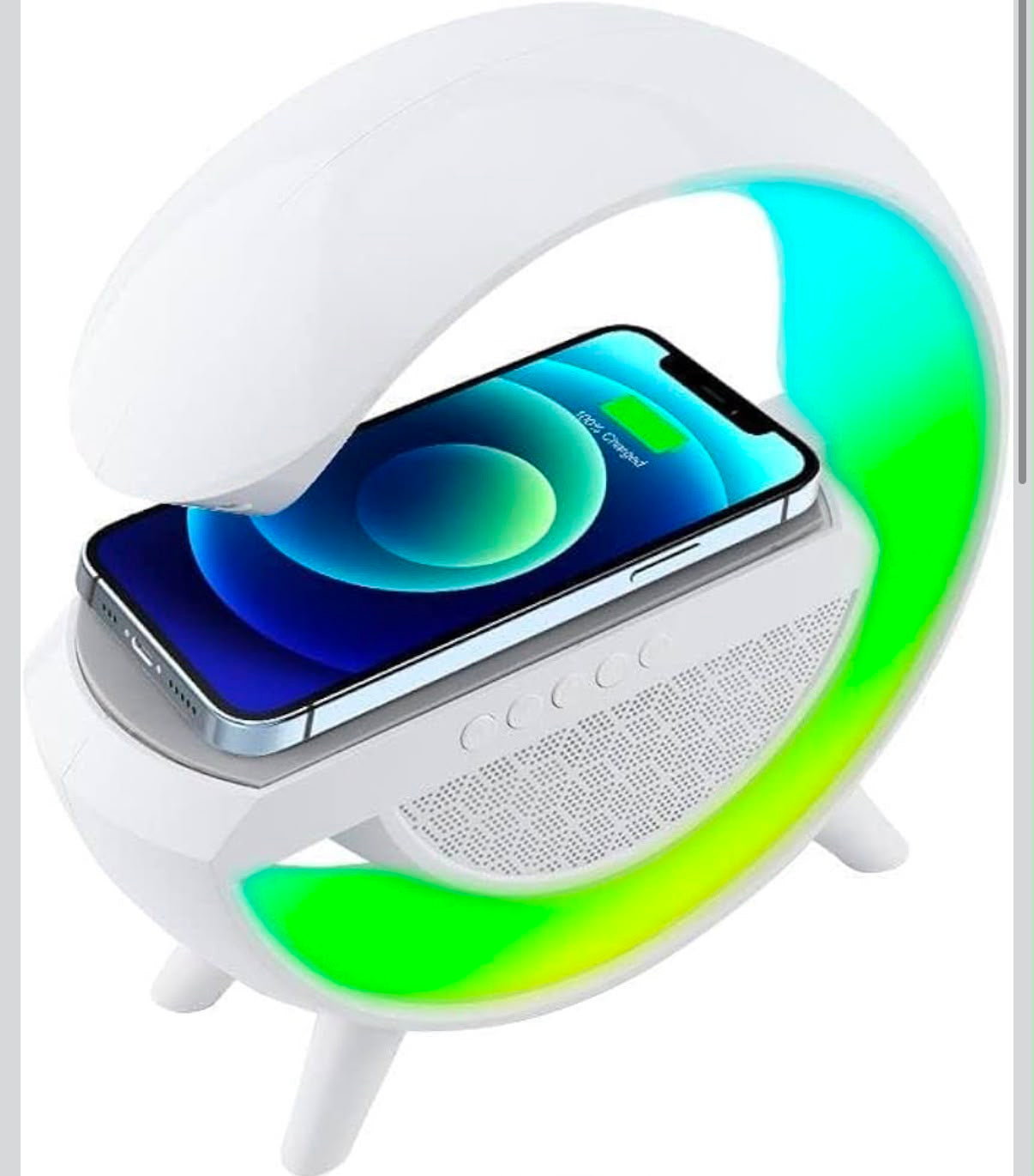 IGNITE GEDGETS G-Lamp 15W Fast Wireless Charger & Bluetooth Speaker