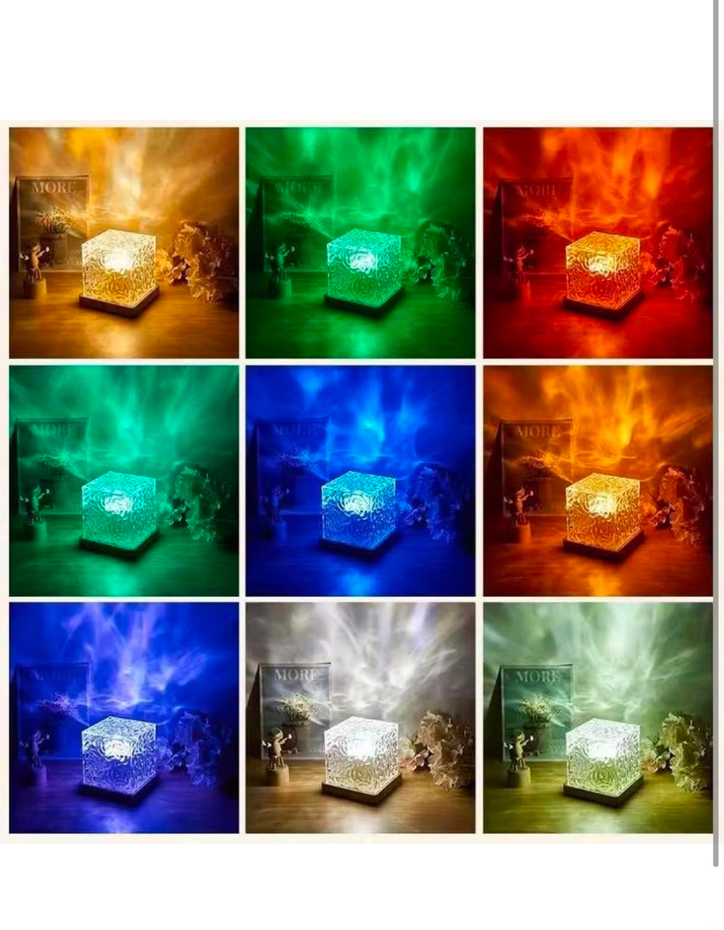 IGNITE Thalassa Wave 16-Color Water Ripple Projector Lamp