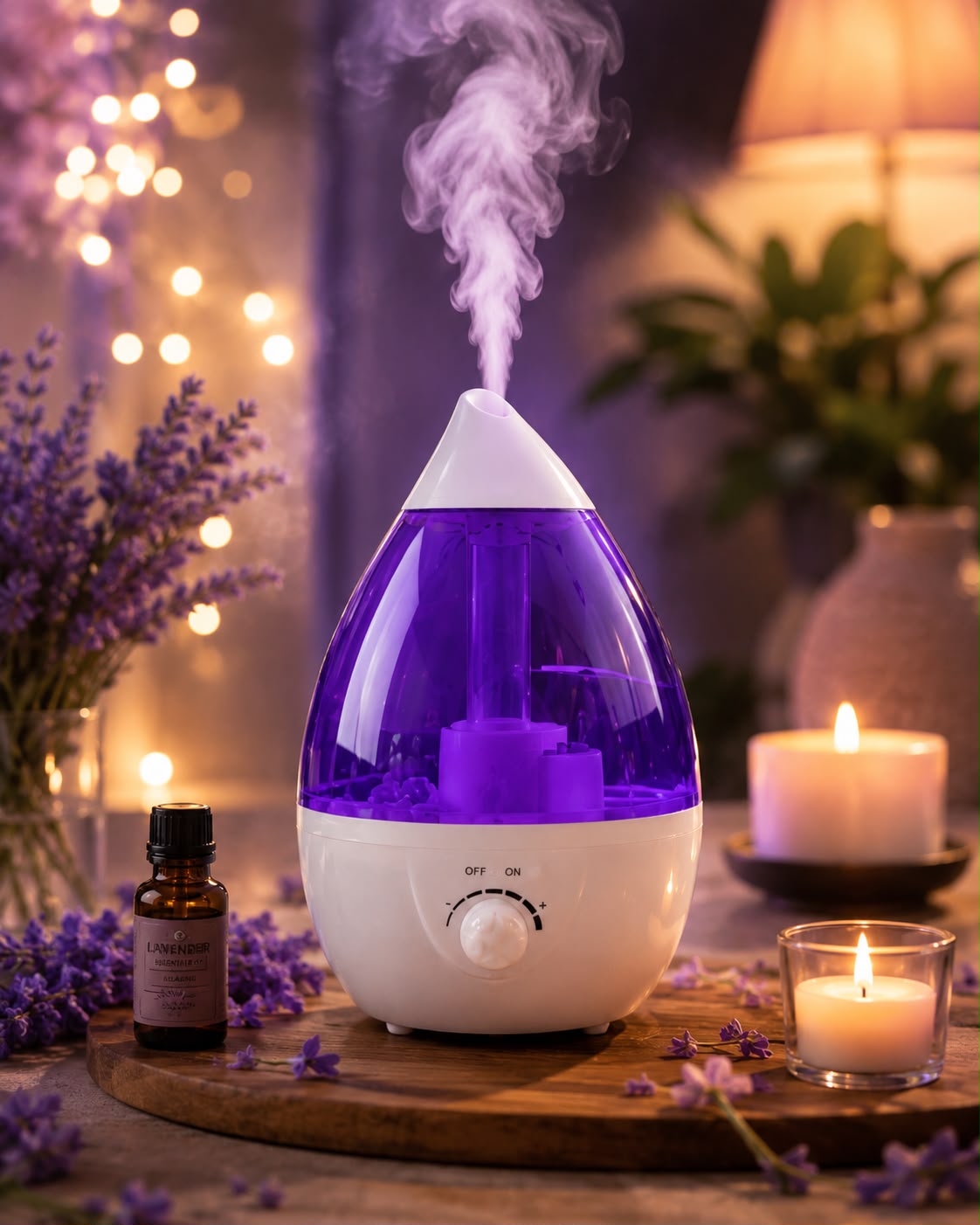 IGNITE HydroAura Tear-Drop Chromatic Aroma Diffuser