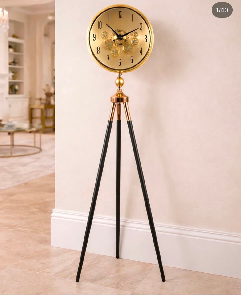 IGNITE Tempus Vintage Steampunk Industrial Beacon Clock