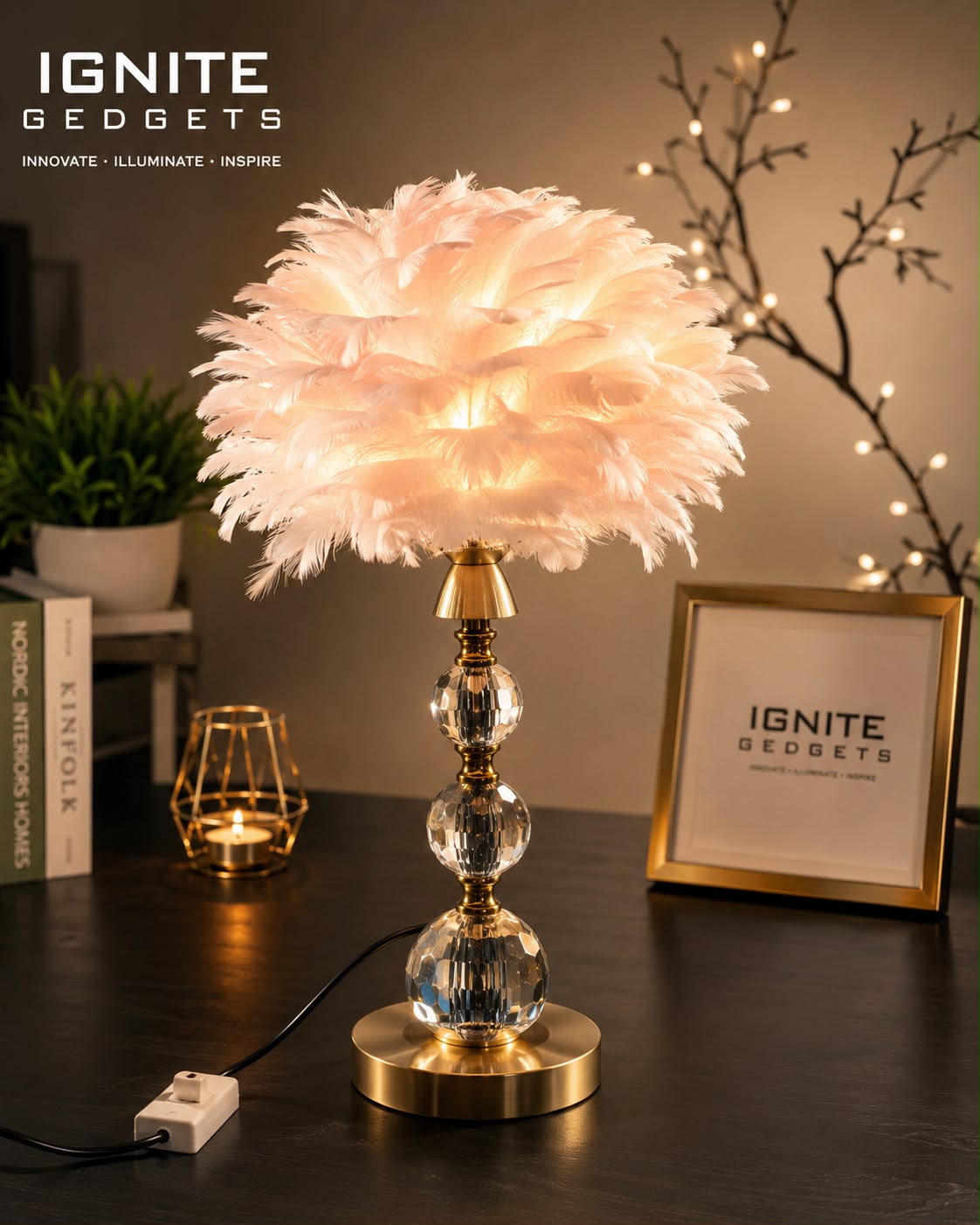IGNITE Stratum Lux-Ostrich Statement Beacon Lamp