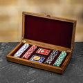 IGNITE MonteCarlo 200-Piece Alea Wood Casino Game Set