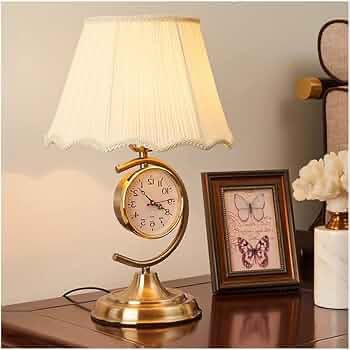 IGNITE Tempus Lumina Pleated Horology Table Lamp