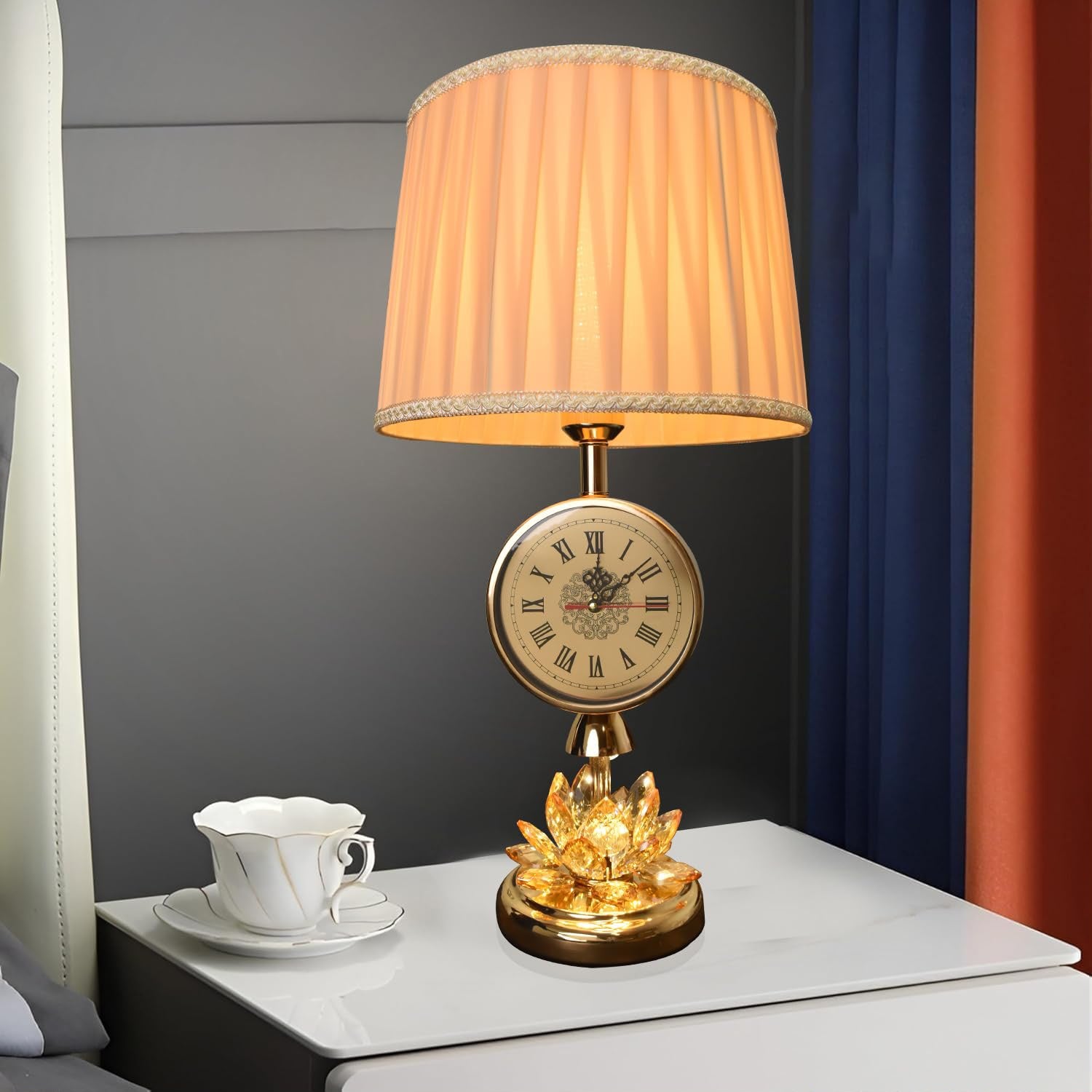 IGNITE Tempus Lotus Roman Horology Desk Lamp