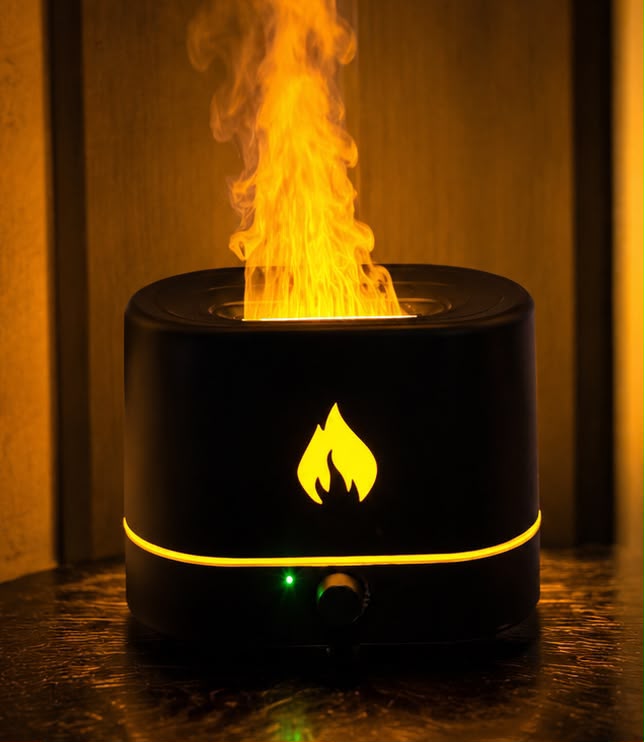 IGNITE Stratum Ignis Kinetic Flame-Effect Wellness Diffuser + 2.5L water capacity