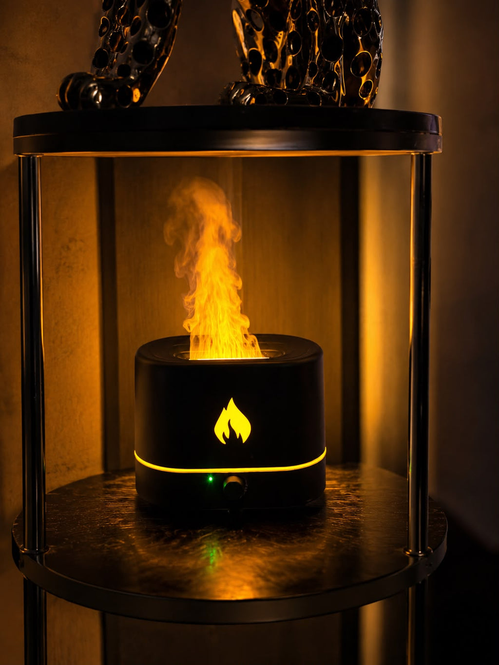 IGNITE Stratum Ignis Kinetic Flame-Effect Wellness Diffuser + 2.5L water capacity