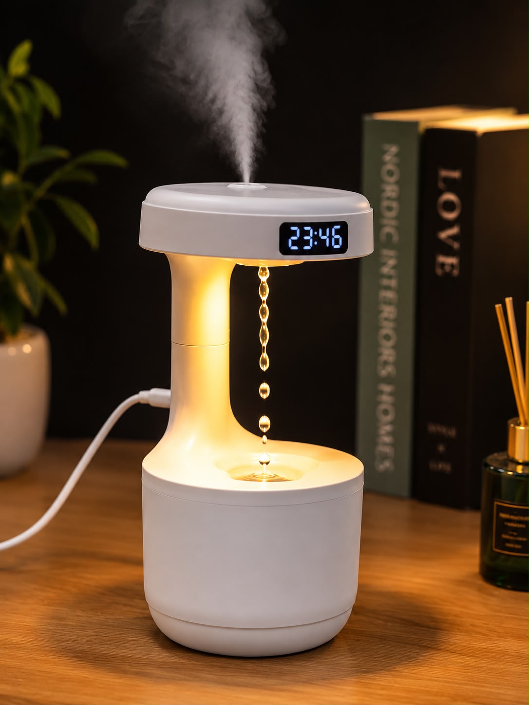 IGNITE ChronoDrop Anti-Gravity Timepiece Humidifier