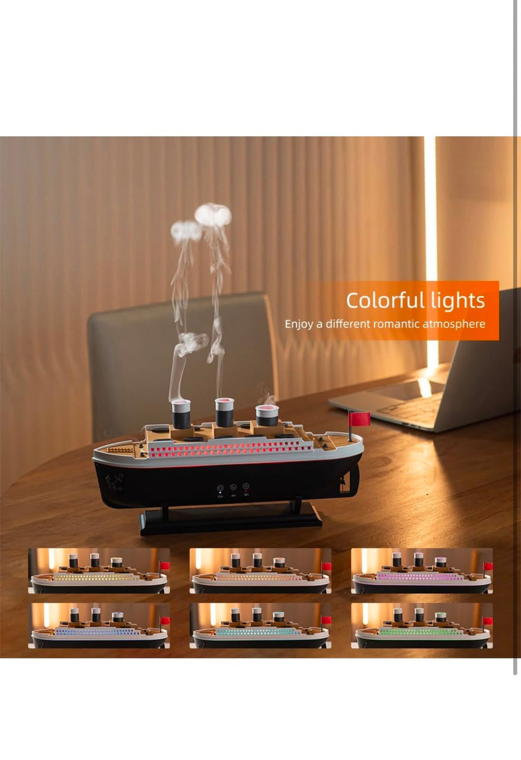 IGNITE Nautilus Vortex Jellyfish Ring Cruise Ship Aroma Diffuser