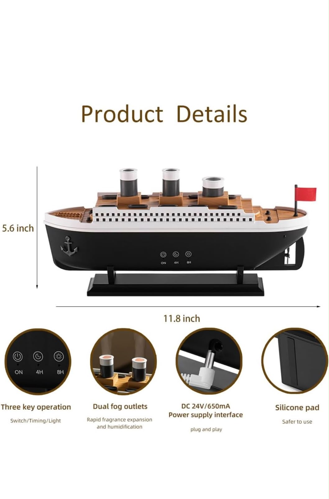 IGNITE Nautilus Vortex Jellyfish Ring Cruise Ship Aroma Diffuser