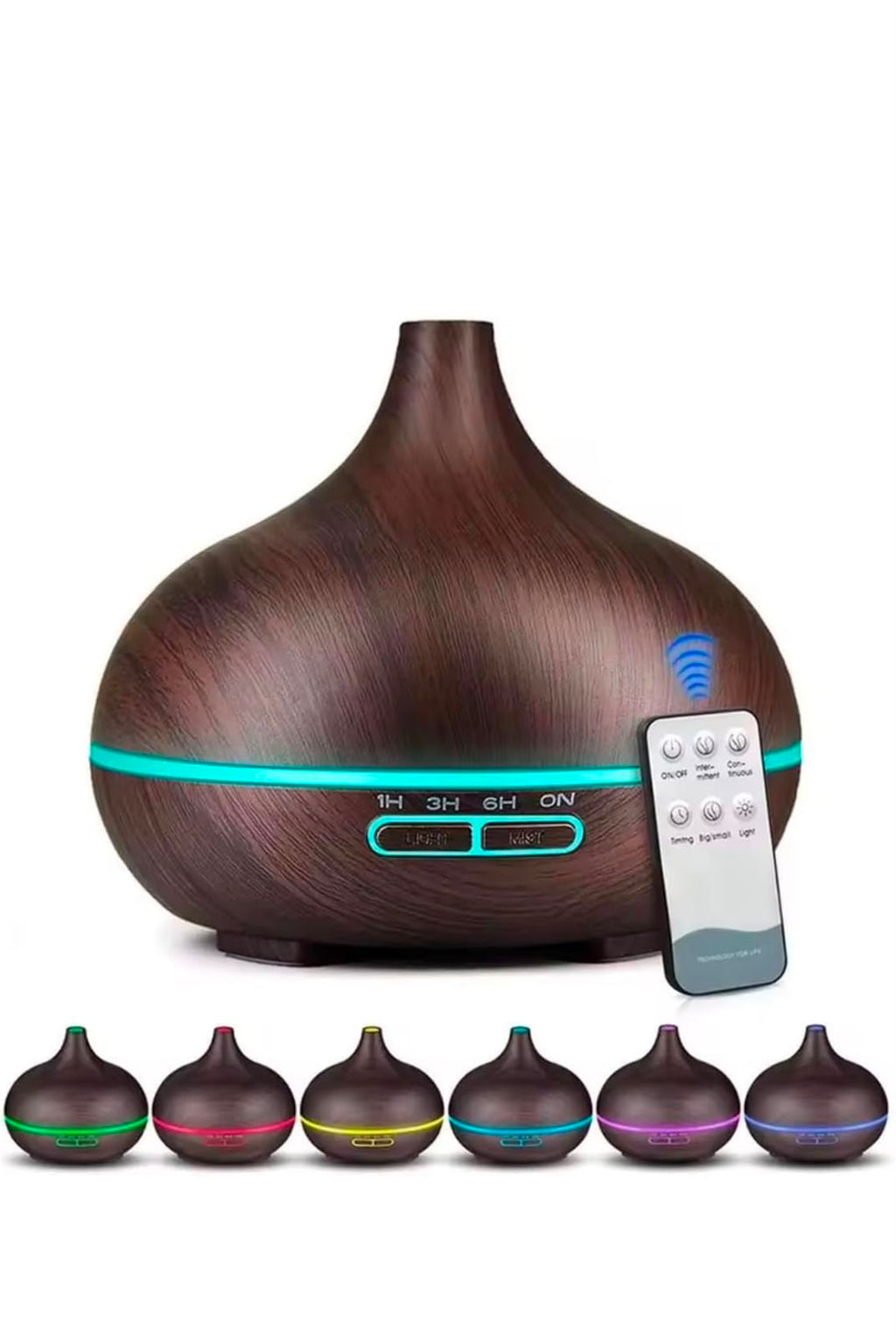 IGNITE SilvaMist Wood-Grain Ultrasonic Aroma Diffuser