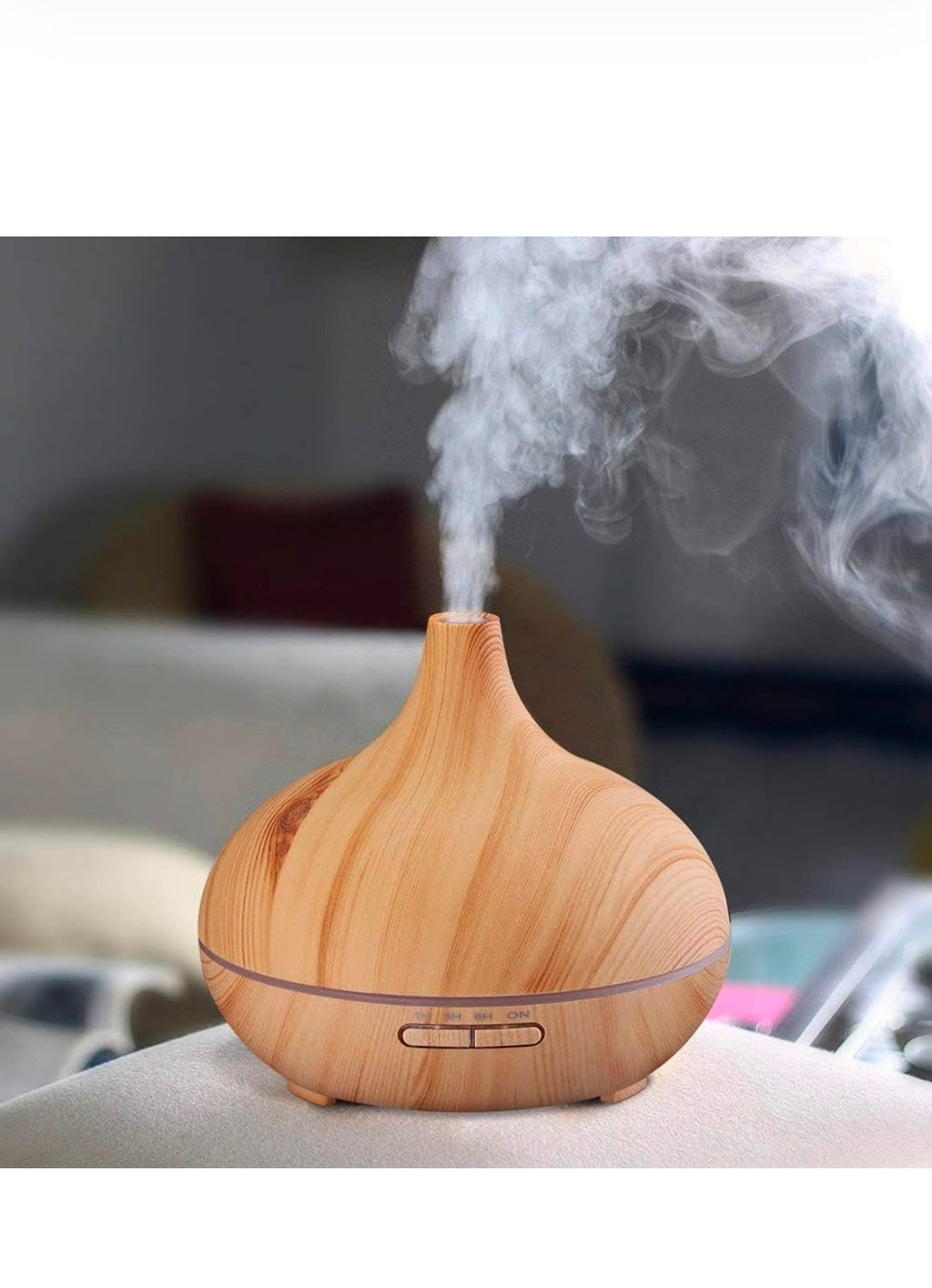 IGNITE SilvaMist Wood-Grain Ultrasonic Aroma Diffuser