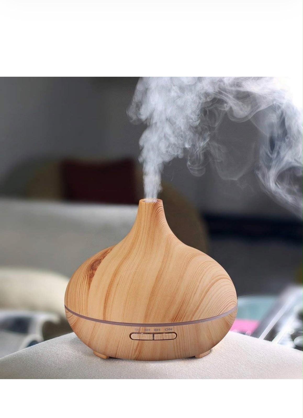 IGNITE SilvaMist Wood-Grain Ultrasonic Aroma Diffuser