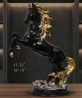 IGNITE GEDGETS Handcrafted Galloping Mustang Polyresin Centerpiece for Living Room & Office
