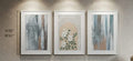 IGNITE GEDGETS Serene Horizon 3-Piece Framed Canvas Wall Art Set (H: 32" x W: 81")