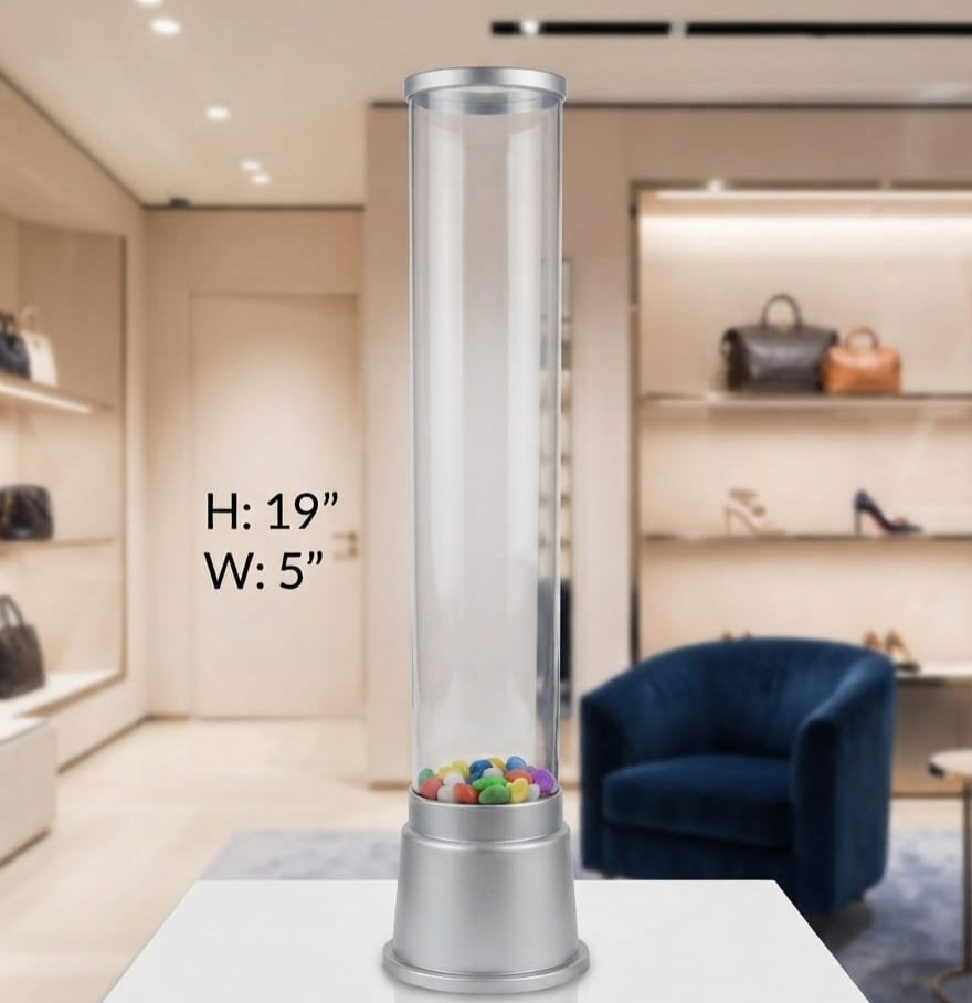 IGNITE GEDGETS Modern Tabletop LED Aqua Column Mood Light with Colorful Floating Beads